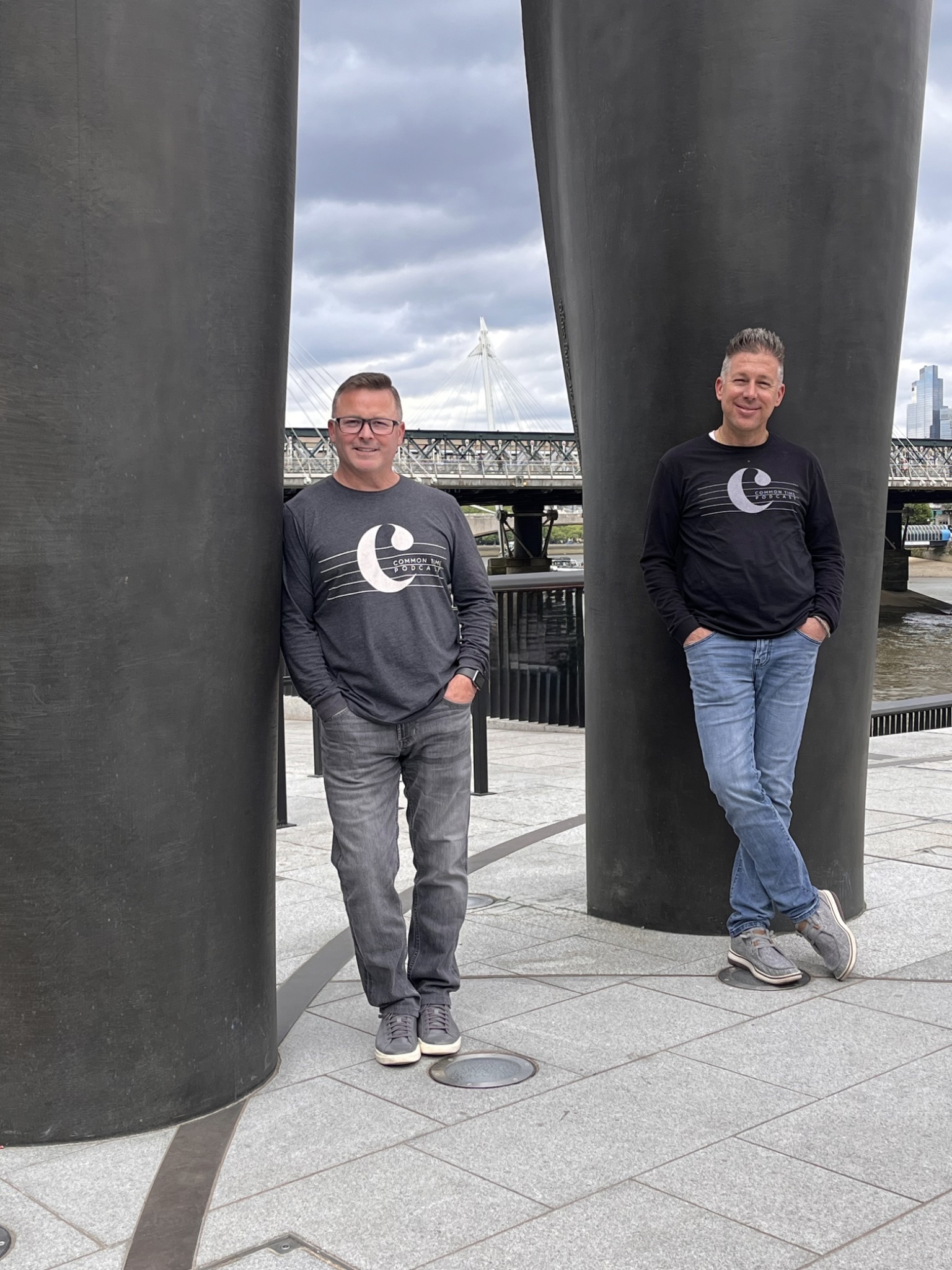 David Clemmer and John Pasquale, hosts of Common Time Podcast